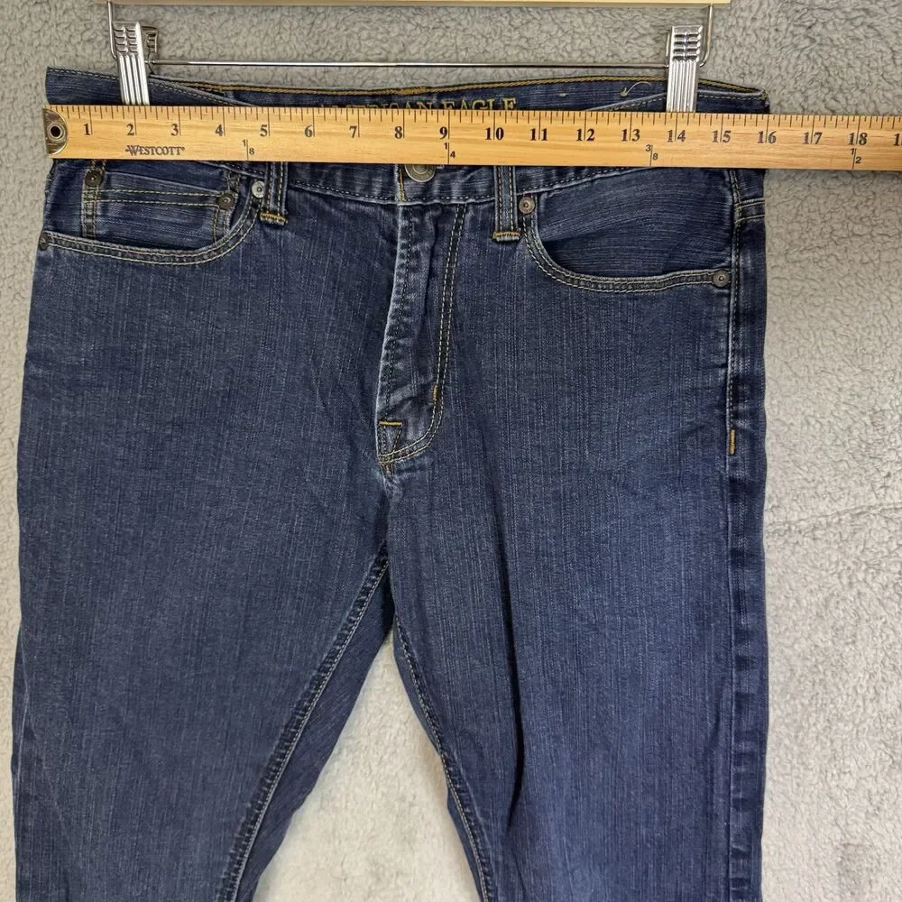 American Eagle Jeans‎ Mens 32x32 Blue Denim Slim Fit Cotton Stretch